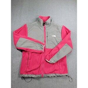 North Face Denali Jacket Womens‎ XL Pink Full Zip Pockets Outdoor Hiking Preppy